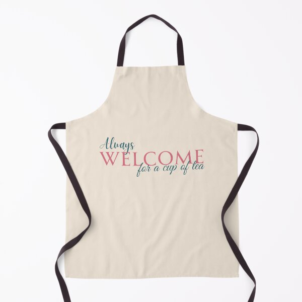 Item preview, Always welcome for a cup of tea stickers, or mug, apron designed and sold by coloursforkids.