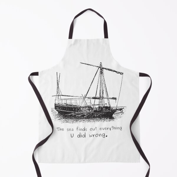 Item preview, The sea finds out everything U did wrong, Sail Lovers, Quote designed and sold by DeCodeArtShop.
