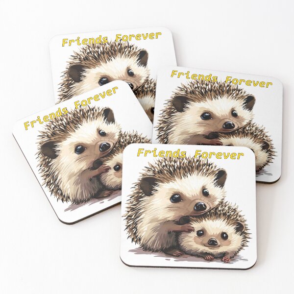 Item preview, Friends Forever Cute Hedgehog Pair  designed and sold by redstar19.