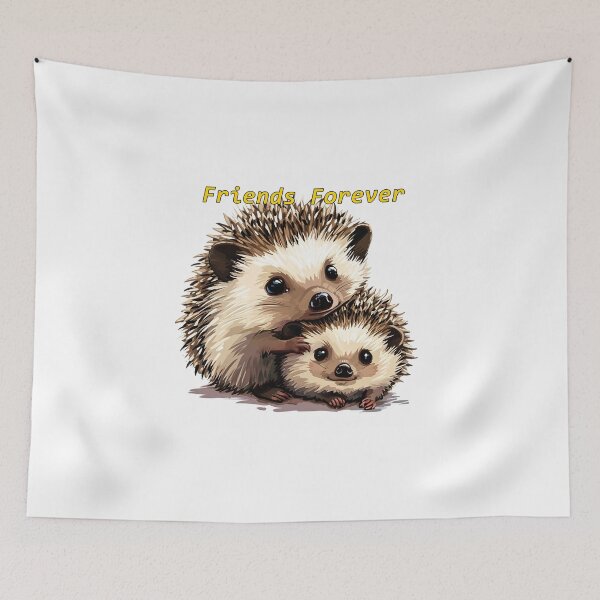 Item preview, Friends Forever Cute Hedgehog Pair  designed and sold by redstar19.