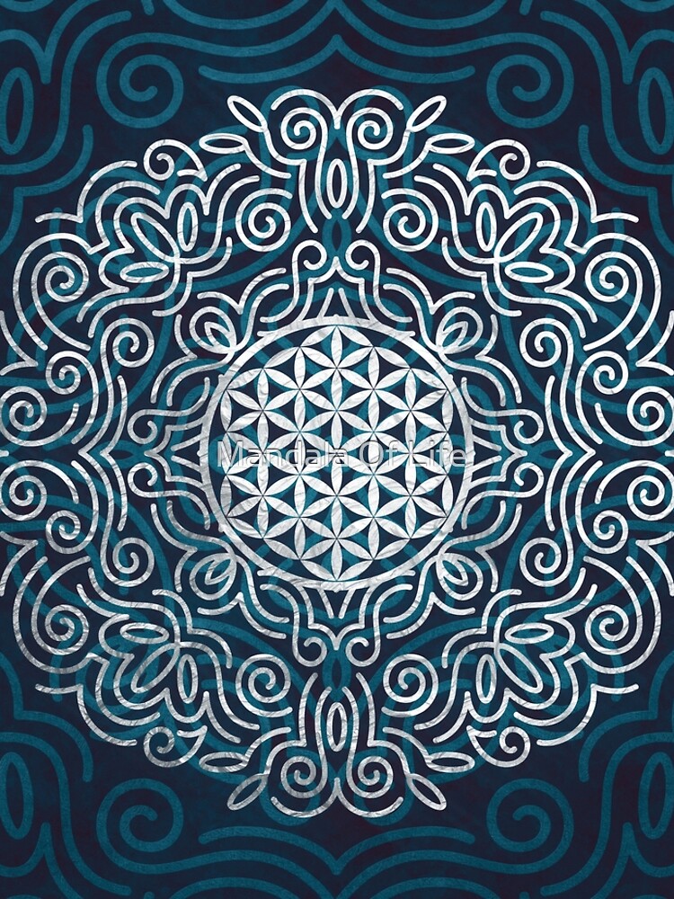 Flower Of Life (Silver Lining) by PatternsofLife
