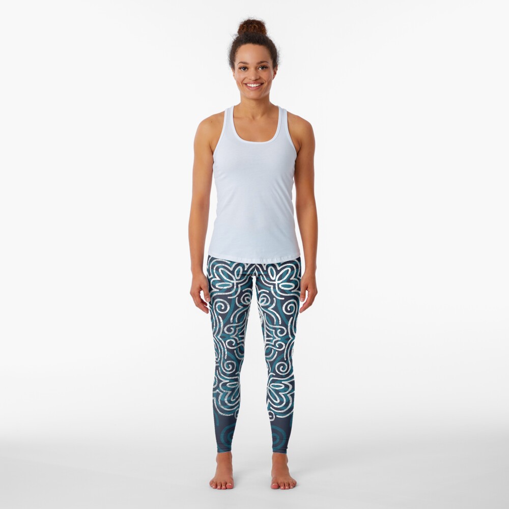 Flower Of Life (Silver Lining) Leggings