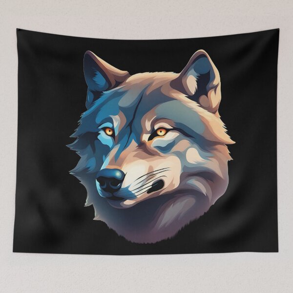 Item preview, Wolf's face. designed and sold by NextDoorToMe.