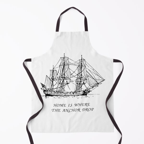 Item preview, HOME IS WHERE THE ANCHOR DROP designed and sold by DeCodeArtShop.