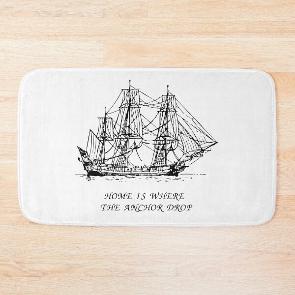 Item preview, HOME IS WHERE  THE ANCHOR DROP designed and sold by DeCodeArtShop.