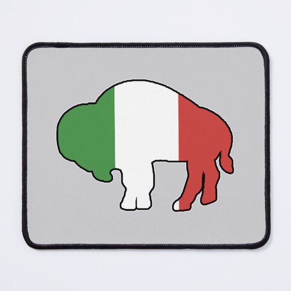 Item preview, Buffalo Italian Flag Silhouette designed and sold by bamatt30.