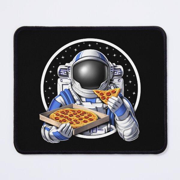 Item preview, Space Astronaut Eating Pizza designed and sold by underheaven.