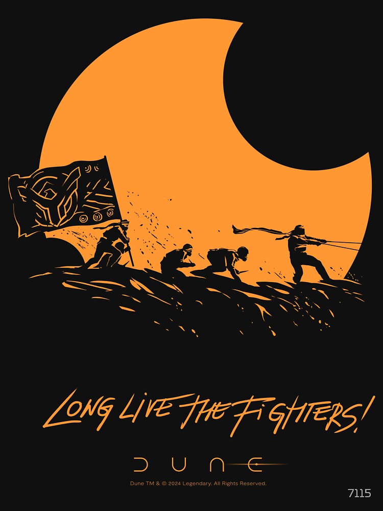 Thumbnail 7 of 7, Classic T-Shirt, DUNE / Long live the fighters! designed and sold by 7115.