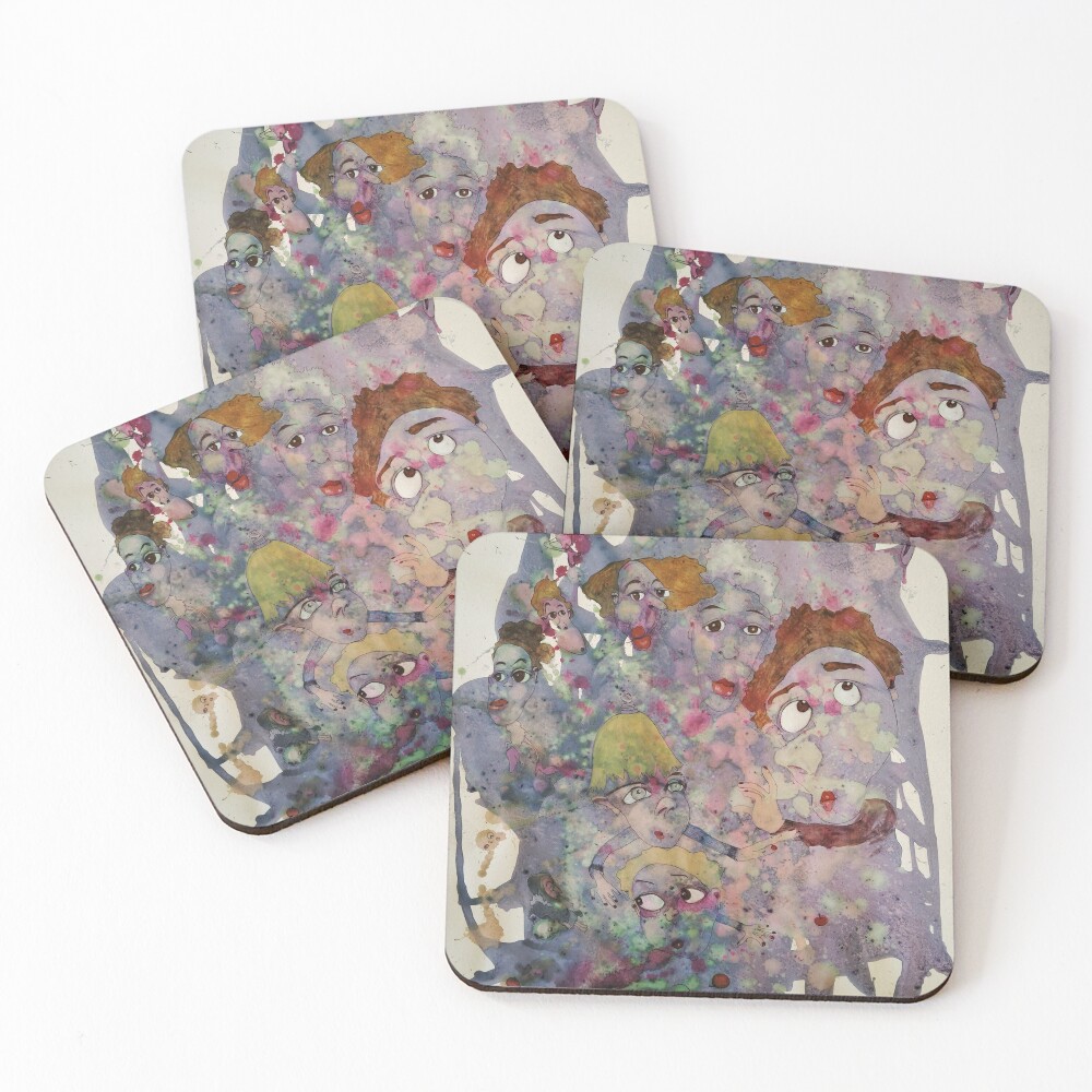 Item preview, Coasters (Set of 4) designed and sold by Rorschach68.