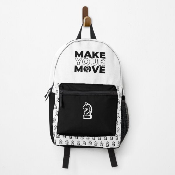 Item preview, Make Your Move Chess Design: Timeless Black & White Elegance designed and sold by beanibooi.