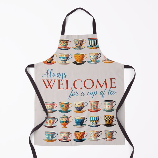 Item preview, Copy of Always welcome for a cup of tea, colorful painted tea cups designed and sold by coloursforkids.
