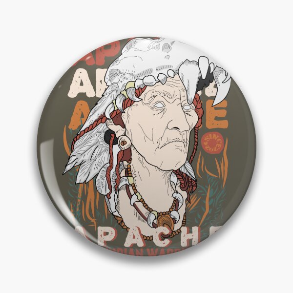 Item preview, Apache Indian Warrior or native american artwork designed and sold by Axel Christian.