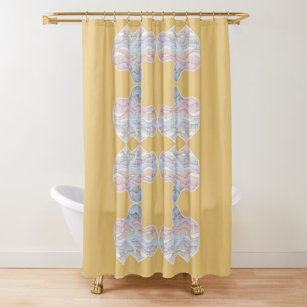 Route 2 collage 1 Shower Curtain