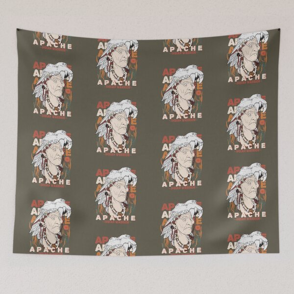 Item preview, Apache Indian Warrior or native american artwork designed and sold by NUSA NIPA.