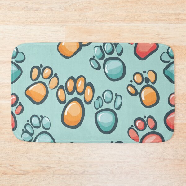 Item preview, Colorful Paws Pattern designed and sold by GrinGalore.