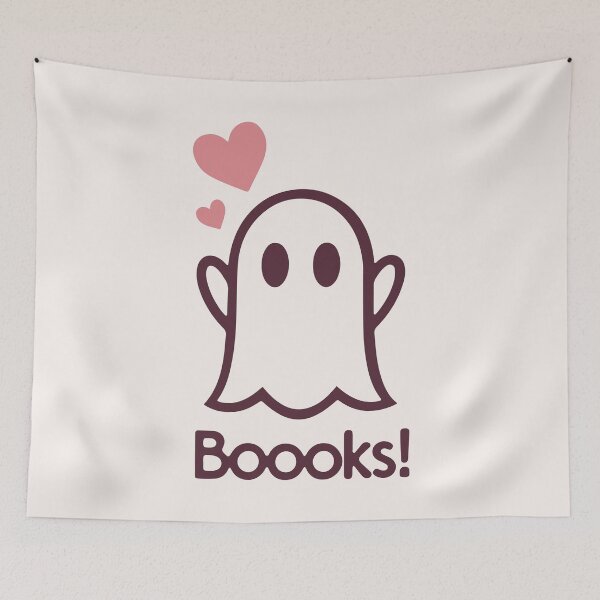 Item preview, Cute Ghost Loves Books designed and sold by SweetClicks123.