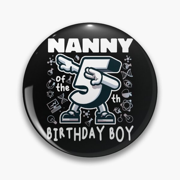 Item preview, Nanny Of Birthday Boy Scientist Experiment Dabbing designed and sold by Jungle Hub.