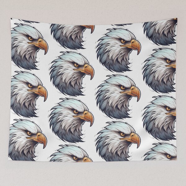 Item preview, Eagle Head in Bold Logo Style Illustration designed and sold by NegarinFashions.