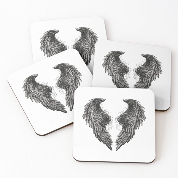 Item preview, Archangel Dark Wings Illustration designed and sold by NegarinFashions.
