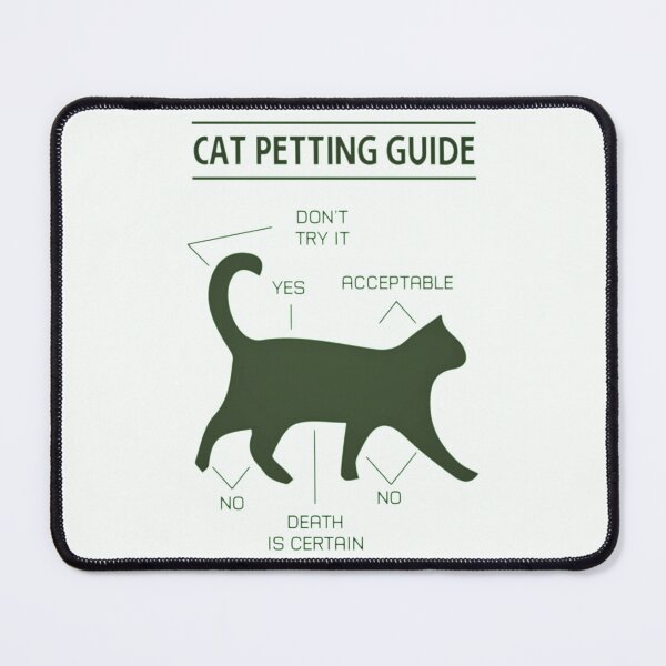 Item preview, Cat Persent "CAT PETTING GUIDE" To Me,Don't Try It, Death is Certain. designed and sold by Journey-in-love.