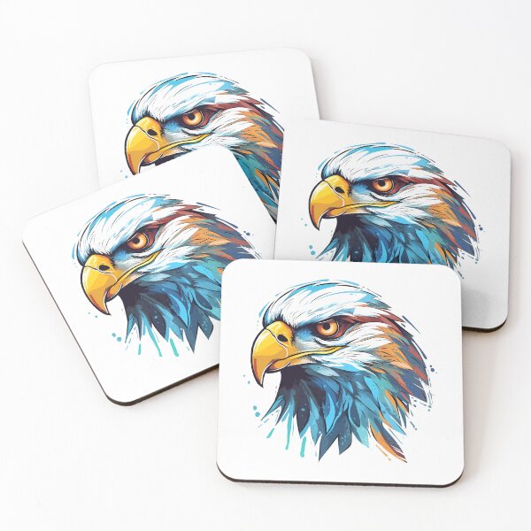 Item preview, Eagle Head in Bold Logo Style Illustration designed and sold by NegarinFashions.
