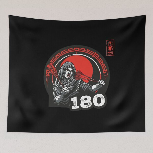 Item preview, Dart 180 Onehundredandeigthy Red Game Champ designed and sold by Adam Brooq.