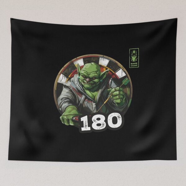 Item preview, Darts 180 Onehundredandeigthy Green Game Champ designed and sold by Adam Brooq.