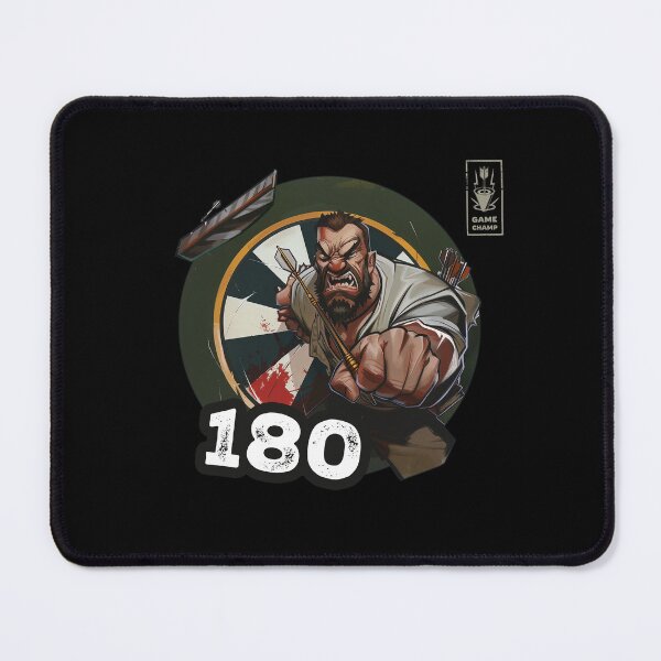 Item preview, Darts 180 Onehundredandeigthy White Game Champ designed and sold by Adam Brooq.
