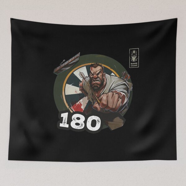 Item preview, Darts 180 Onehundredandeigthy White Game Champ designed and sold by Adam Brooq.