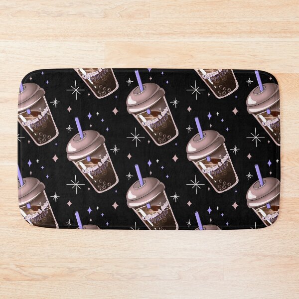 Item preview, “Caffeine and Boba POWERED” (black background) designed and sold by MptR.