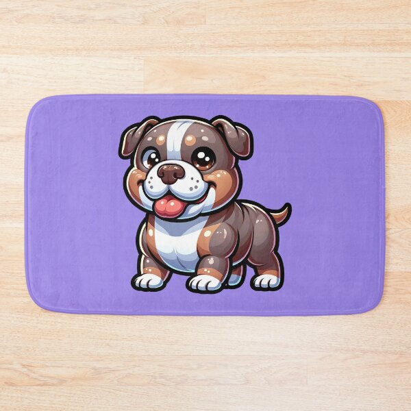 Item preview, Cute Friendly American Bully Breed Cartoony designed and sold by TD-Humor.