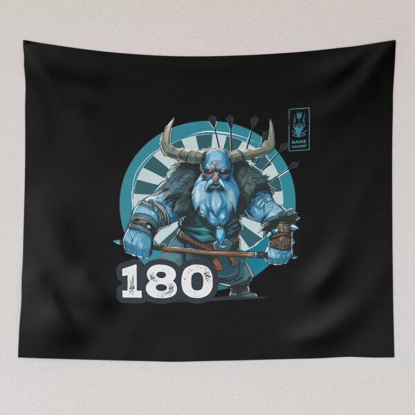 Item preview, Darts 180 Onehundredandeigthy Blue Game Champ designed and sold by Adam Brooq.