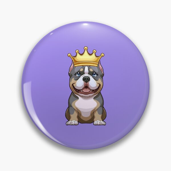 Item preview, Royal King American Bully Breed Cartoony designed and sold by TD-Humor.