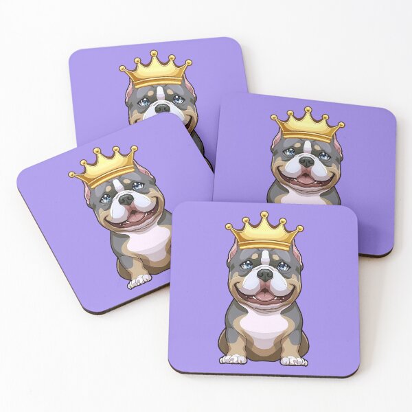 Item preview, Royal King American Bully Breed Cartoony designed and sold by TD-Humor.