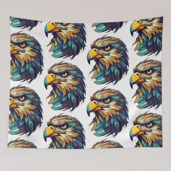 Item preview, Eagle Head in Bold Logo Style Illustration designed and sold by NegarinFashions.