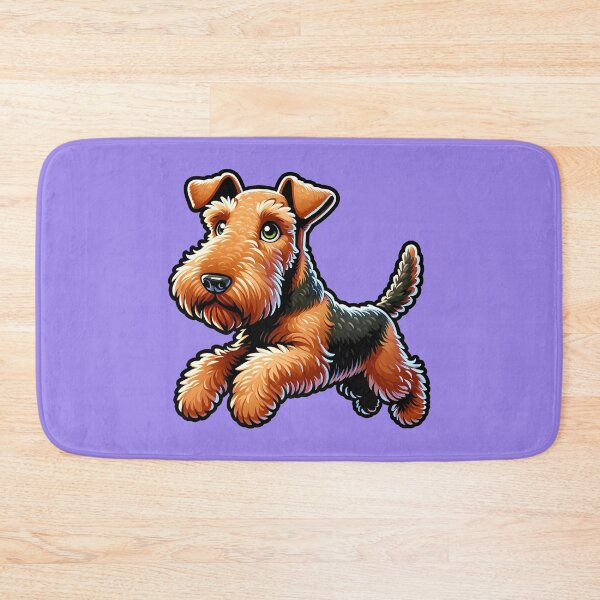 Item preview, Cute Friendly Airedale Terrier Breed Cartoony designed and sold by TD-Humor.
