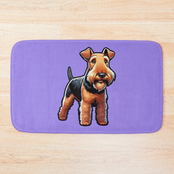 Item preview, Cute Friendly Airedale Terrier Breed Cartoony designed and sold by TD-Humor.