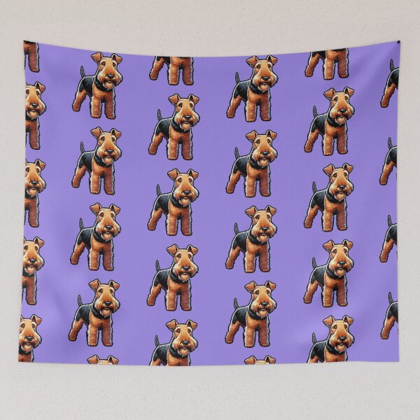 Item preview, Cute Friendly Airedale Terrier Breed Cartoony designed and sold by TD-Humor.
