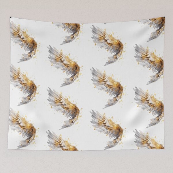 Item preview, Archangel with Light Wing Illustration designed and sold by NegarinFashions.