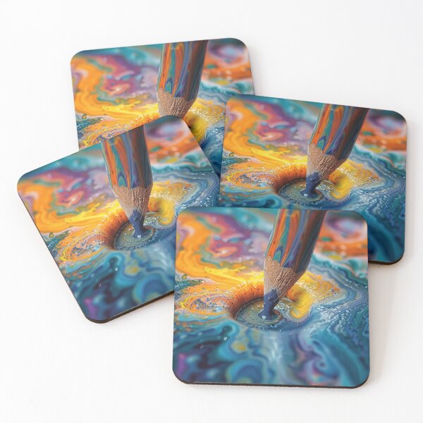 Item preview,  "Exploring the Chromatic Cosmos: Journey Inside the Pencil's Colorful World" designed and sold by SBD-Shop.