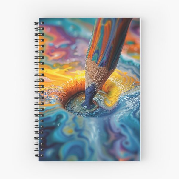 Item preview,  "Exploring the Chromatic Cosmos: Journey Inside the Pencil's Colorful World" designed and sold by SBD-Shop.