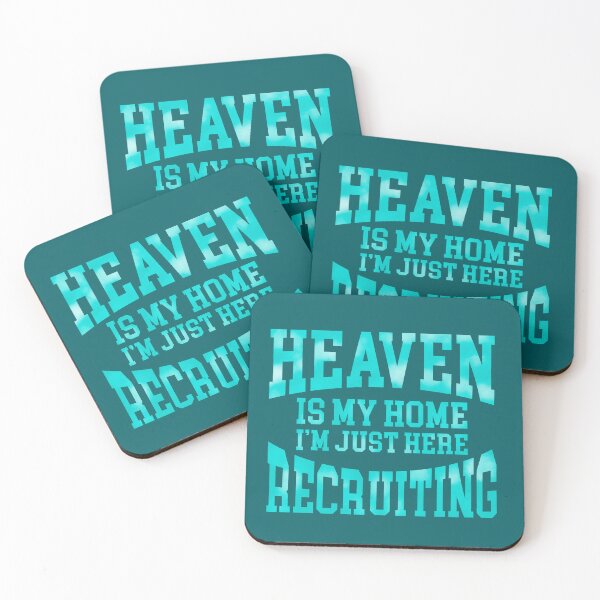 Item preview,  Heaven Is My Home Im Just Here Recruiting Funny Christian designed and sold by box-artshop.