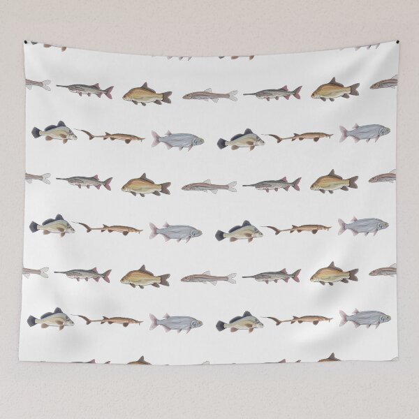 Item preview, Missouri River Fishes Pattern designed and sold by Marathon-Rana.