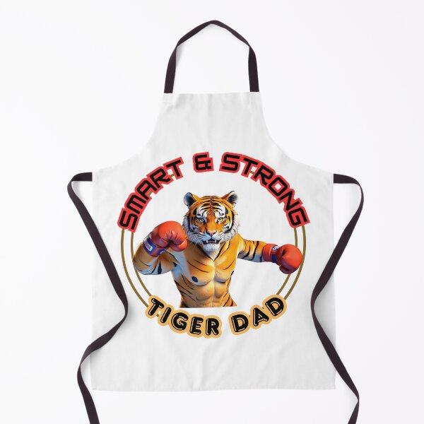 Item preview, Smart and Strong boxing Tiger Dad, Gift for Father's day, gift for Dad's birthday designed and sold by RoseAIArtRhythm.
