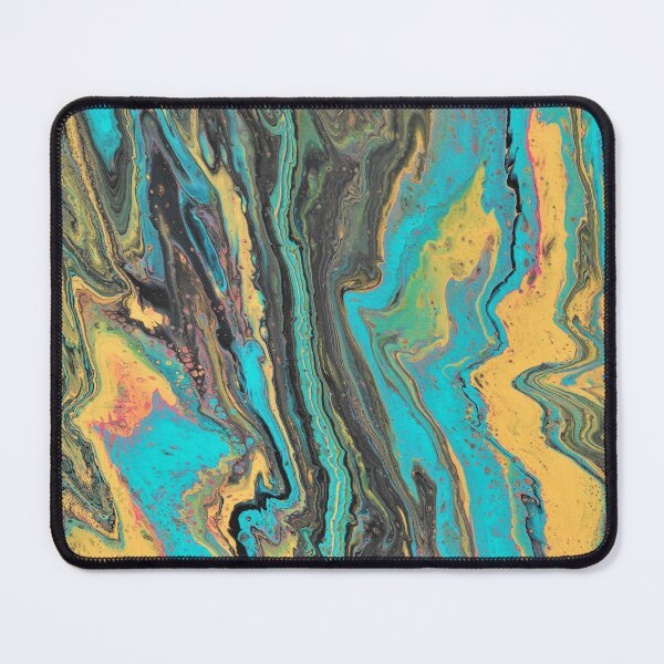 Item preview, Radio King 1 Acyrlic Turquoise Layers Abstract designed and sold by Doug Siegel.