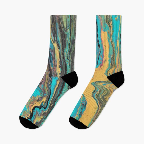 Item preview, Radio King 1 Acyrlic Turquoise Layers Abstract designed and sold by Doug  Siegel.