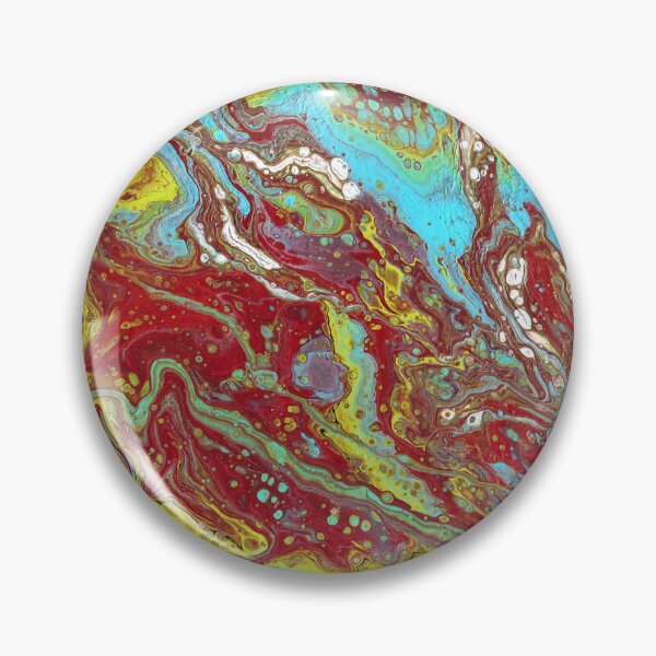 Item preview, Saddle Up 1 Wild Red Yellow Blue Acyrlic Abstract  designed and sold by Doug  Siegel.