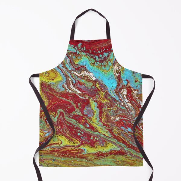Item preview, Saddle Up 1 Wild Red Yellow Blue Acyrlic Abstract designed and sold by Doug Siegel.