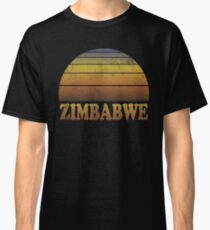 Vintage Simbabwe Sonnenuntergang Shirt Classic T-Shirt