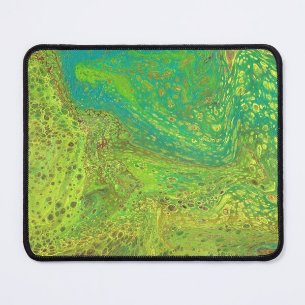 Item preview, Vegabond Dreams 3 Vibrant Flowing Green Acyrlic Abstract designed and sold by Doug Siegel.
